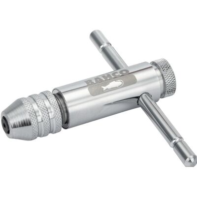 Irimo, Gewindeschneider + Gewindebohrer, Windeisen, verchromt, 3–10 mm Irimo, Gewindeschneider + Gewindebohrer, Windeisen, verchromt, 3–10 mm