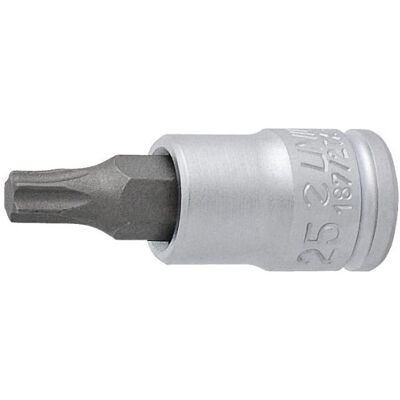 Unior, Bits, 187/2TX Schraubendreher-Einsatz mit TX-Profil, 1/4", TX40 Unior, Bits, 187/2TX Schraubendreher-Einsatz mit TX-Profil, 1/4", TX40