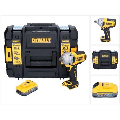 DeWalt, Bohrmaschine + Akkuschrauber, DCF 892 NT Akku Schlagschrauber 18 V 813 Nm 1/2" Brushless + 1x Powerstack Akku 5,0 Ah + (Schlagschrauber) DeWalt, Bohrmaschine + Akkuschrauber, DCF 892 NT Akku Schlagschrauber 18 V 813 Nm 1/2" Brushless + 1x Powerstack Akku 5,0 Ah + (Schlagschrauber)
