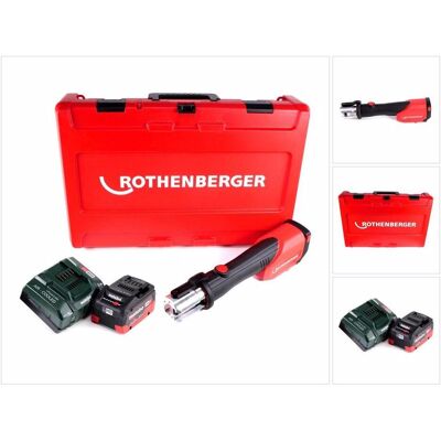 Rothenberger, Presswerkzeug, ROMAX 4000 Akku Pressmaschine 18V elektrohydraulisch + 1x Akku 5,5Ah + Ladegerät + Koff Rothenberger, Presswerkzeug, ROMAX 4000 Akku Pressmaschine 18V elektrohydraulisch + 1x Akku 5,5Ah + Ladegerät + Koff