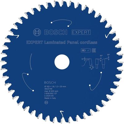 Freund, Sägeblatt, EXPERT Laminated Panel Kreissägeblatt, 165x20 mm, T48 Freund, Sägeblatt, EXPERT Laminated Panel Kreissägeblatt, 165x20 mm, T48