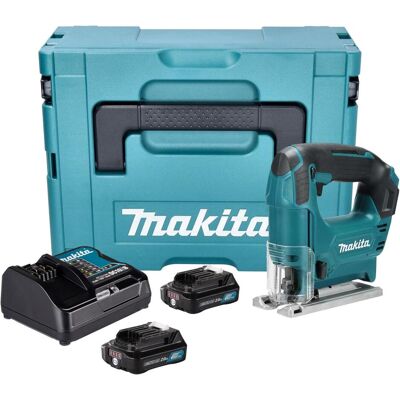 Makita, Stichsäge, JV 101 DSAJ Akku Stichsäge 12 V max. 65 mm + 2x Akku 2,0 Ah + Ladegerät + Makpac Makita, Stichsäge, JV 101 DSAJ Akku Stichsäge 12 V max. 65 mm + 2x Akku 2,0 Ah + Ladegerät + Makpac