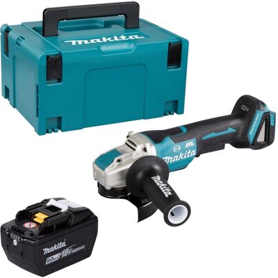 Makita, Winkelschleifer, DGA 520 ZX1 Akku Winkelschleifer 18 V 125 mm X-LOCK Brushless + 1x Akku 9,0 Ah + Makpac - (125 mm) Makita, Winkelschleifer, DGA 520 ZX1 Akku Winkelschleifer 18 V 125 mm X-LOCK Brushless + 1x Akku 9,0 Ah + Makpac - (125 mm)