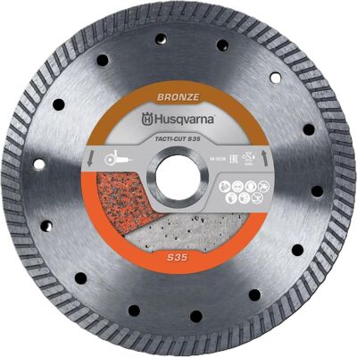 Husqvarna Sägeblatt, 579820480 Tacti-CUT S35 Diamanttrennscheibe trocken Granit/Beton 230 mm Husqvarna Sägeblatt, 579820480 Tacti-CUT S35 Diamanttrennscheibe trocken Granit/Beton 230 mm
