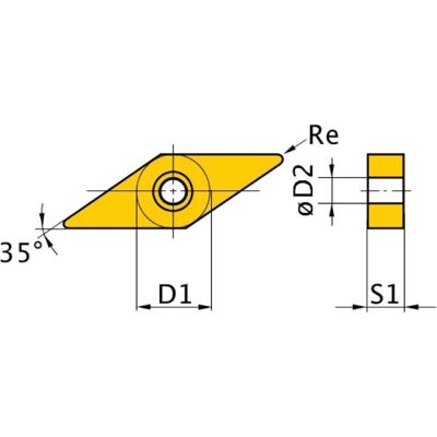 Optimum, Zubehör Maschine, HM-Ersatzwendeplatten ISO RNMG1605MO Optimum, Zubehör Maschine, HM-Ersatzwendeplatten ISO RNMG1605MO