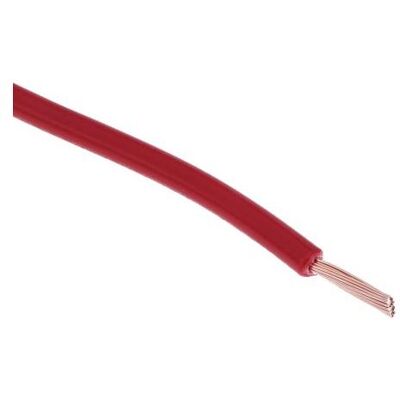 RS PRO, Kabelleitung, 1,5 mm² Einzeladerleitung Rot, 30 x 0,25 mm (100 m) RS PRO, Kabelleitung, 1,5 mm² Einzeladerleitung Rot, 30 x 0,25 mm (100 m)
