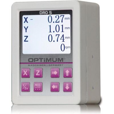 Optimum, Zubehör Maschine, Digitale Positionsanzeige DRO 5 Optimum, Zubehör Maschine, Digitale Positionsanzeige DRO 5