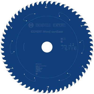 Bosch Professional Zubehör, Sägeblatt, EXPERT Wood Kreissägeblatt, 254x30 mm, T60 Bosch Professional Zubehör, Sägeblatt, EXPERT Wood Kreissägeblatt, 254x30 mm, T60