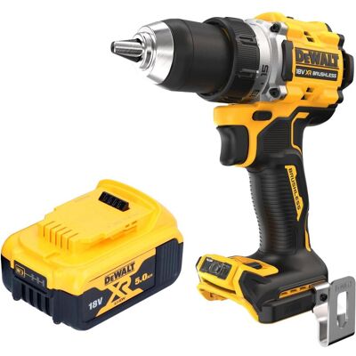 DeWalt, Bohrmaschine + Akkuschrauber, DCD 800 N Akku Bohrschrauber 18 V 90 Nm Brushless + 1x Akku 5,0 Ah - ohne Ladegerät (Bohrschrauber) DeWalt, Bohrmaschine + Akkuschrauber, DCD 800 N Akku Bohrschrauber 18 V 90 Nm Brushless + 1x Akku 5,0 Ah - ohne Ladegerät (Bohrschrauber)