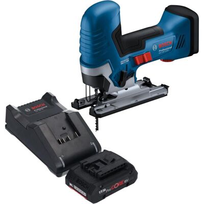 Bosch Professional, Stichsäge, GST 18V-125 S Professional Akku Stichsäge 18 V 125 mm Brushless + 1x ProCORE Akku 4,0 Ah + Bosch Professional, Stichsäge, GST 18V-125 S Professional Akku Stichsäge 18 V 125 mm Brushless + 1x ProCORE Akku 4,0 Ah +