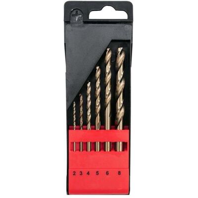 Yato, Bohrereinsatz, Kobalt-Zylinderbohrer 2 4 5 3 6 8 mm Set (YT-41602) (2, 3, 4, 5, 6, 8 mm) Yato, Bohrereinsatz, Kobalt-Zylinderbohrer 2 4 5 3 6 8 mm Set (YT-41602) (2, 3, 4, 5, 6, 8 mm)