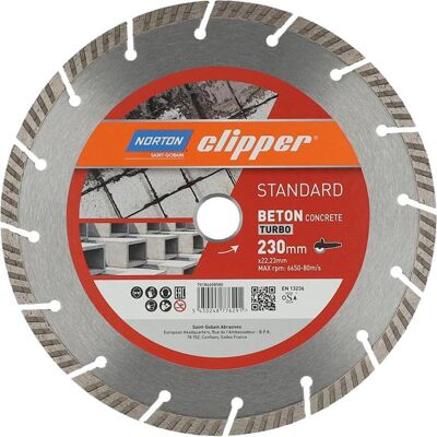 Symantec Clipper Diamant Turbo Scheibe - Betontrennwerkzeug Symantec Clipper Diamant Turbo Scheibe - Betontrennwerkzeug
