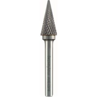 Alpen, Fräser, Frässtift WN SKM D.3mm Schaft-D.3mm L.38mm HM blank Spitzkegel Verzahnung 6 Univ.f.Werkzeug-u.For... Alpen, Fräser, Frässtift WN SKM D.3mm Schaft-D.3mm L.38mm HM blank Spitzkegel Verzahnung 6 Univ.f.Werkzeug-u.For...