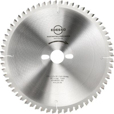 Edessö 45425030 Kreissägeblatt - 250x3,2x30mm Z60 WZ-negativ Edessö 45425030 Kreissägeblatt - 250x3,2x30mm Z60 WZ-negativ