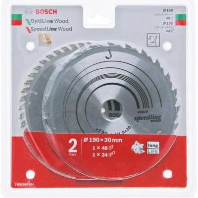 Bosch Professional Zubehör, Sägeblatt, Kreissägeblatt D190x30x48/24T Bosch Professional Zubehör, Sägeblatt, Kreissägeblatt D190x30x48/24T