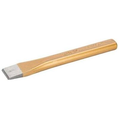 Irimo, Meissel, 24-mm-Flachmeissel mit flachovalem Schaft, kupferfarben lackiert, 200 mm, Einzelhandelsverpackung Irimo, Meissel, 24-mm-Flachmeissel mit flachovalem Schaft, kupferfarben lackiert, 200 mm, Einzelhandelsverpackung