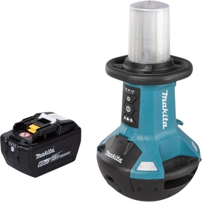 Makita, Arbeitsleuchte, DML 810 Z Akku LED Flächenlicht 18 / 36 V ( 2 x 18 V ) 5500 lm IP54 + 1x Akku 9,0 Ah - ohne (5500 lm) Makita, Arbeitsleuchte, DML 810 Z Akku LED Flächenlicht 18 / 36 V ( 2 x 18 V ) 5500 lm IP54 + 1x Akku 9,0 Ah - ohne (5500 lm)