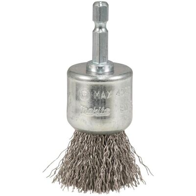 Makita, Schleifmittel, Zubehör D-76685 Bürste ZK1/4" x 28 mm aus Edelstahl Makita, Schleifmittel, Zubehör D-76685 Bürste ZK1/4" x 28 mm aus Edelstahl