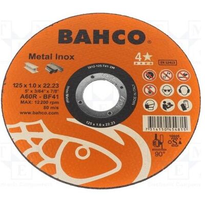 Irimo, Sägeblatt, Abrasive Hochleistungs-Trennscheiben für Edelstahl & Stahl 125 x 1.0 x 22.23mm Irimo, Sägeblatt, Abrasive Hochleistungs-Trennscheiben für Edelstahl & Stahl 125 x 1.0 x 22.23mm
