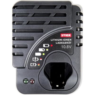 Stier, Zubehör Baustoffe, Lithium-Ionen-Ladegerät 10,8 V (für Akku-Kartuschenpistole 5880N) Stier, Zubehör Baustoffe, Lithium-Ionen-Ladegerät 10,8 V (für Akku-Kartuschenpistole 5880N)
