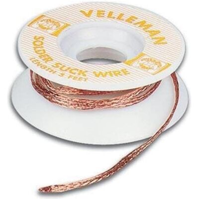 Velleman Entlötlitze (Entlötlitze), Lötgerät Zubehör, Kupfer Velleman Entlötlitze (Entlötlitze), Lötgerät Zubehör, Kupfer