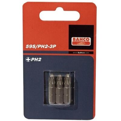 Irimo, Bits, 1/4" Standard Schraubendreher Bits für PH2-Phillips-Schrauben 25 mm - 3 Stk. pro Blisterpackung Irimo, Bits, 1/4" Standard Schraubendreher Bits für PH2-Phillips-Schrauben 25 mm - 3 Stk. pro Blisterpackung
