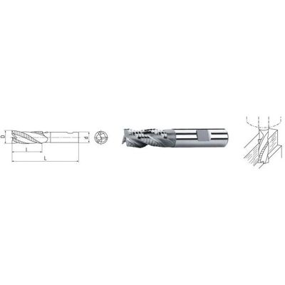 Elmag Co8-Schaft-Schlichtfräser - 16mm Durchmesser - Kurz Elmag Co8-Schaft-Schlichtfräser - 16mm Durchmesser - Kurz