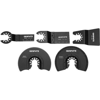 Graphite, Multifunktionswerkzeug, Multifunktionsgerät 500W, Schwingungszahl 8000-16000 min??, Koffer (Multifunktionswerkzeug) Graphite, Multifunktionswerkzeug, Multifunktionsgerät 500W, Schwingungszahl 8000-16000 min??, Koffer (Multifunktionswerkzeug)