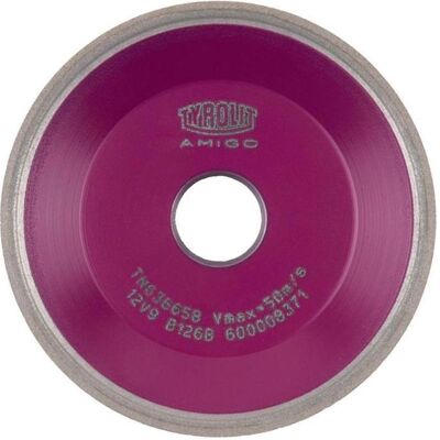 Tyrolit, Schleifmittel, Schleifteller AMIGO 100 mm Hochl.St. geh., HSS, Un-/Nl.St. geh. 126 Bohrung 20 mm (B126) Tyrolit, Schleifmittel, Schleifteller AMIGO 100 mm Hochl.St. geh., HSS, Un-/Nl.St. geh. 126 Bohrung 20 mm (B126)