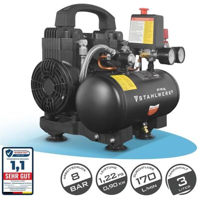 Stahlwerk, Kompressor, ST-38 BL (3 l, 8 Bar) Stahlwerk, Kompressor, ST-38 BL (3 l, 8 Bar)