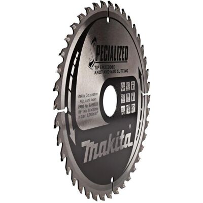 Makita, Sägeblatt, SPECIALIZED Handkreissägeblatt mit eingelöteten Schneidezähnen 190/30 Makita, Sägeblatt, SPECIALIZED Handkreissägeblatt mit eingelöteten Schneidezähnen 190/30