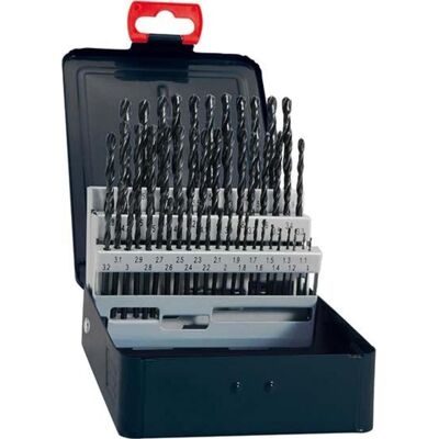 Fortis Bohrereinsatz, Spiralborsaet 1071 HSS vals 1-13,0mm 25d (13,0 Millimeter) Fortis Bohrereinsatz, Spiralborsaet 1071 HSS vals 1-13,0mm 25d (13,0 Millimeter)