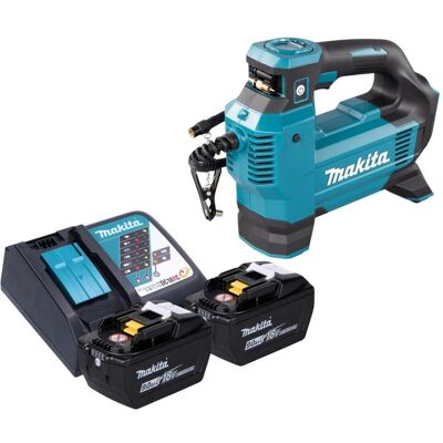 Makita, Kompressor, DMP 181 Z Akku Kompressor 18 V 11,1 bar + 2x Akku 9,0 Ah + Ladegerät (11.10 Bar) Makita, Kompressor, DMP 181 Z Akku Kompressor 18 V 11,1 bar + 2x Akku 9,0 Ah + Ladegerät (11.10 Bar)