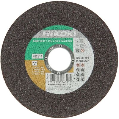 Hikoki, Sägeblatt, Zubehör 782313 Trennscheibe 150x1,6x22,23 mm flach glänzend/Inox Hikoki, Sägeblatt, Zubehör 782313 Trennscheibe 150x1,6x22,23 mm flach glänzend/Inox