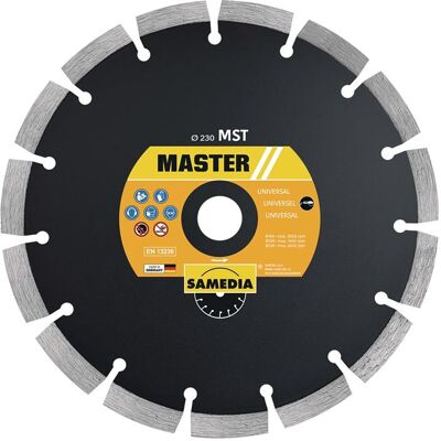 Samedia, Sägeblatt, SAME MST 230x22,23 Diamanttrennscheibe Mauerwerk 300010 Samedia, Sägeblatt, SAME MST 230x22,23 Diamanttrennscheibe Mauerwerk 300010