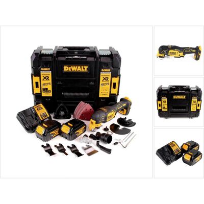 DeWalt, Multifunktionswerkzeug, DCS 356 M2 Akku Multitool 18V Brushless + 35tlg. Zubehör + 2x Akku 4,0Ah + Ladegerät + TSTAK (Multifunktionswerkzeug) DeWalt, Multifunktionswerkzeug, DCS 356 M2 Akku Multitool 18V Brushless + 35tlg. Zubehör + 2x Akku 4,0Ah + Ladegerät + TSTAK (Multifunktionswerkzeug)