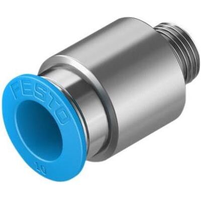 Festo, Zubehör Befestigungstechnik, Push-in Fitting, Male G1/8, 10mm, Hex Festo, Zubehör Befestigungstechnik, Push-in Fitting, Male G1/8, 10mm, Hex