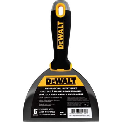 DeWalt, Kelle + Spachtel, DXT-2-142 6" Spachtelmesser w/Soft Grip Handle DeWalt, Kelle + Spachtel, DXT-2-142 6" Spachtelmesser w/Soft Grip Handle