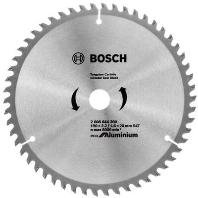 Bosch Zubehör, Sägeblatt, PIåa ALU ECO ALU 190x30x54z B26 Bosch Zubehör, Sägeblatt, PIåa ALU ECO ALU 190x30x54z B26