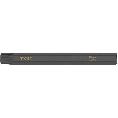 Wera, Bits, 867 S TX 40 x 70 mm (Innensechsrund TX) Wera, Bits, 867 S TX 40 x 70 mm (Innensechsrund TX)