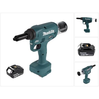 Makita, Tacker + Nagelpistole, DRV 250 G1 Akku Blindnietsetzgerät 18V 20kN Brushless + 1x Akku 6,0Ah - ohne Ladegerät Makita, Tacker + Nagelpistole, DRV 250 G1 Akku Blindnietsetzgerät 18V 20kN Brushless + 1x Akku 6,0Ah - ohne Ladegerät
