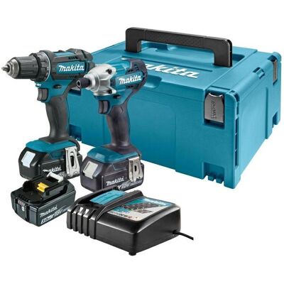 Makita, Bohrmaschine + Akkuschrauber, DLX 2339 (Bohrschrauber, Schlagschrauber) Makita, Bohrmaschine + Akkuschrauber, DLX 2339 (Bohrschrauber, Schlagschrauber)