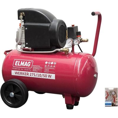 Elmag, Kompressor, Kompressor WERKER 275/10/50 W (50 l, 10 Bar) Elmag, Kompressor, Kompressor WERKER 275/10/50 W (50 l, 10 Bar)