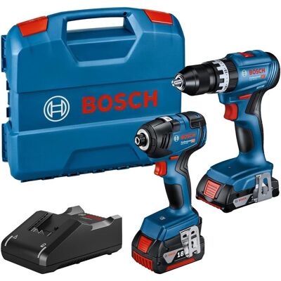 Bosch Professional, Bohrmaschine + Akkuschrauber, Kombi-Set (Bohrhammer, Schlagbohrschrauber, Schlagschrauber) Bosch Professional, Bohrmaschine + Akkuschrauber, Kombi-Set (Bohrhammer, Schlagbohrschrauber, Schlagschrauber)
