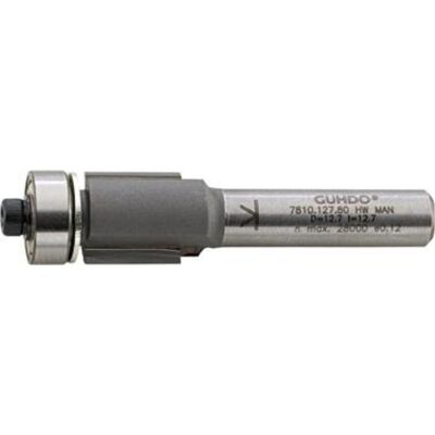 GUHDO - Bündigfräser - ø 12,7 mm, 55 mm, Nutzlänge 12,7 mm GUHDO - Bündigfräser - ø 12,7 mm, 55 mm, Nutzlänge 12,7 mm