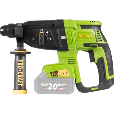 Procraft, Bohrmaschine + Akkuschrauber, PHA40bb Akku Bohrhammer 20 V 2,6 J SDS plus Brushless + 2x Akku 2,0 Ah + Ladegerät Procraft, Bohrmaschine + Akkuschrauber, PHA40bb Akku Bohrhammer 20 V 2,6 J SDS plus Brushless + 2x Akku 2,0 Ah + Ladegerät