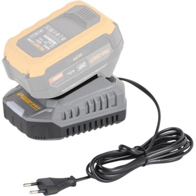 Procraft, Werkzeugakku + Ladegerät, C20/2 Ladegerät 20 V 2 A Ladestrom für Li-Ion Akkus (20 V) Procraft, Werkzeugakku + Ladegerät, C20/2 Ladegerät 20 V 2 A Ladestrom für Li-Ion Akkus (20 V)