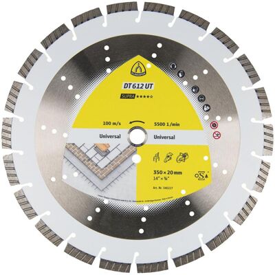 Klingspor, Sägeblatt, DT 612 UT Supra - Diamanttrennscheibe 300 x 25,4 mm Klingspor, Sägeblatt, DT 612 UT Supra - Diamanttrennscheibe 300 x 25,4 mm