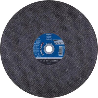 Pferd, Sägeblatt, Trennscheibe Trennschleifer EHT 400x4,8x25,4 mm SG STEEL für Stahl (100 m/s) Pferd, Sägeblatt, Trennscheibe Trennschleifer EHT 400x4,8x25,4 mm SG STEEL für Stahl (100 m/s)