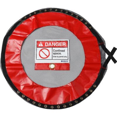 Brady, Zubehör Maschine, Belüftete verschliessb. Abdeckungen, PVC-beschichtetes Polyester, Rot, Enger Raum – M (1 Stüc Brady, Zubehör Maschine, Belüftete verschliessb. Abdeckungen, PVC-beschichtetes Polyester, Rot, Enger Raum – M (1 Stüc